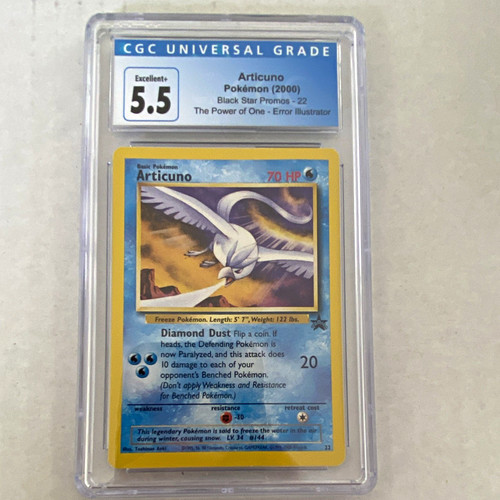 Articuno graded CGC 5.5 for sale on eBay