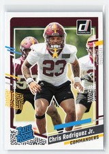 CHRIS RODRIGUEZ JR. #398 2023 PANINI DONRUSS COMMANDERS