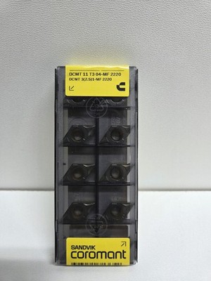 10x Sandvik DCMT 11 T3 04-MF 2220 Wendeschneidplatten Carbide Inserts Neu