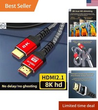 HDMI 2.1 Cable 8K 60Hz 4K 120Hz 48Gbps Ultra High Speed UHD HDR For HDTV PC