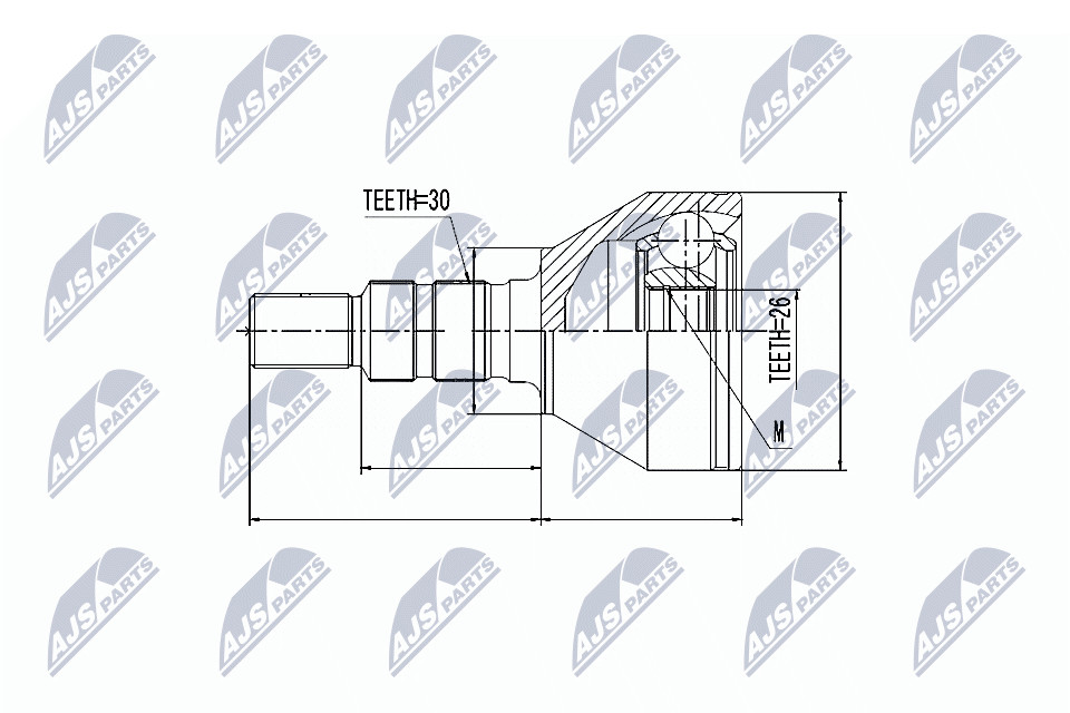 N.T.Y. NPZ-PL-028.NTY Joint Kit, drive shaft for FIAT,OPEL,SAAB,VAUXHALL