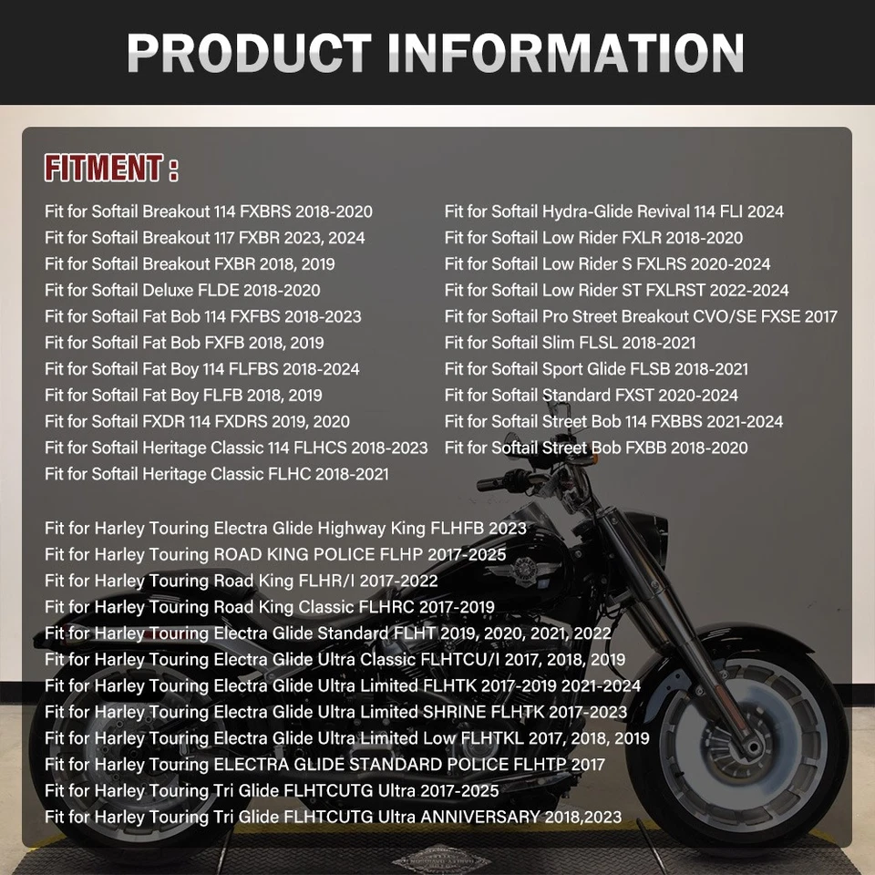 For Harley M8 Touring Softail 17-25,Silver Gear Shift Neutral Assist Bracket Foto 2 de 4