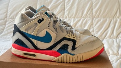 Nike Air Tech Challenge 2 ii White Photo Blue size 11 M (2014) used Agassi rare