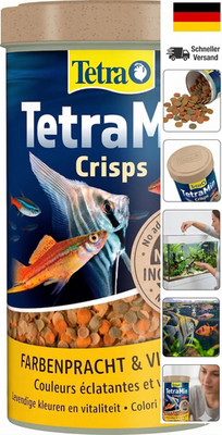 TetraMin Crisps - Fischfutter für alle Zierfische, nährstoffreiche Mischung für
