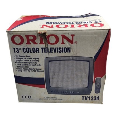 Orion tv1334 13 inch CRT TV Retro Gaming TV with Remote New In Box