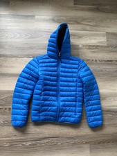 Save the Duck BOYS' HOODED JACKET DONY IN HORIZON BLUE size S