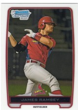 2012 Bowman Draft Picks & Prospects James Ramsey #BDPP27 St. Louis Cardinals
