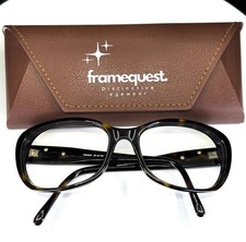 VTG KIRKLAND SIGNATURE HEDGES HAVANA Womens Cat Eye Eyeglasses FRAMES ONLY