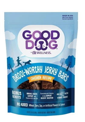BRANDED Good Dog by Wellness Chicken Jerky Bars, 30 Ounce