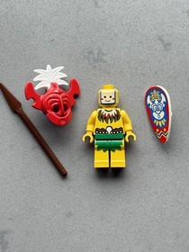 Lego Islander King Kahuka Minifigure 1994 - Vintage 6236 / 6262 / 6256