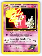 SABRINA'S SLOWBRO 60/132 UNCOMMON GYM HEROES POKEMON UNLIMITED MODERATELY PLAYED on eBay