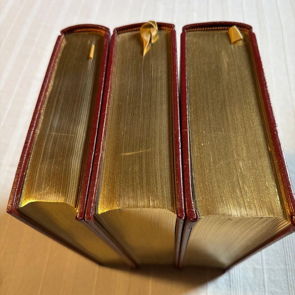 Easton Press "The Civil War: A Narrative" 3 Vol Set Shelby Foote 1991 Leather - Image 4 of 4