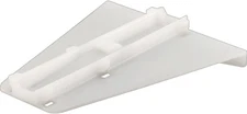 Prime-Line R 7260 Drawer Track Delta Guide, White Plastic 1 Pack, 
