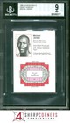1984-85 CHICAGO BULLS POCKET SCHEDULE MICHAEL JORDAN RC HOF BGS 9