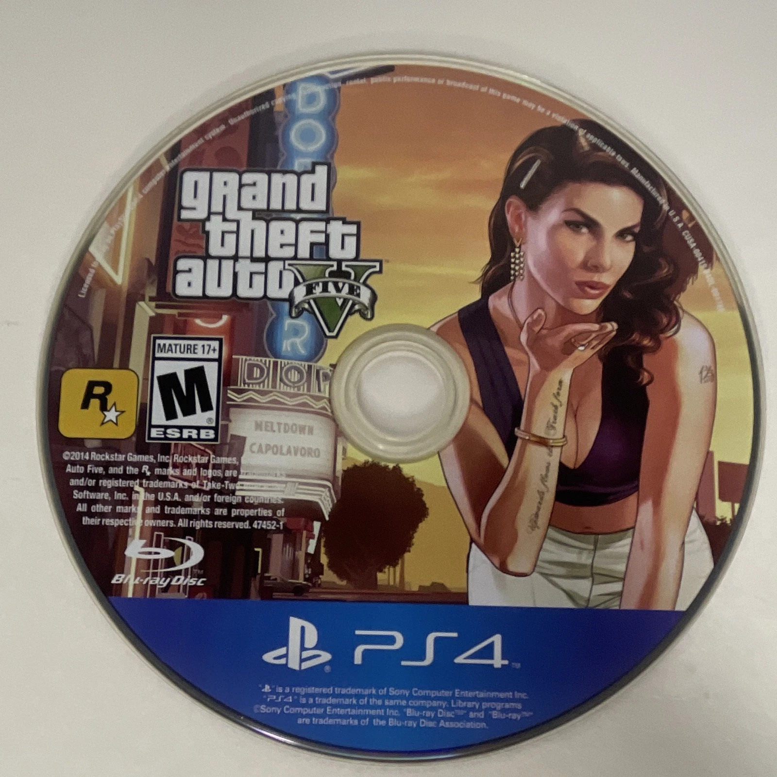 Rockstar Games Grand Theft Auto V PS4 2014 M Mature Open World Multiplayer