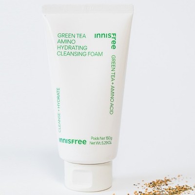 INNISFREE Green Tea Amino Hydrating Cleansing Foam 150g Foam Cleanser K-Beauty