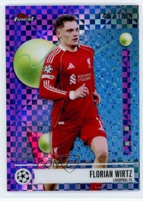 2025-26 Topps Finest UEFA Club Competitions Common /150 Florian Wirtz #193 4d5