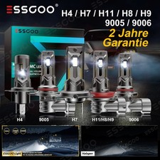 9005 9006 H1 H3 H4 H7 H11 H8 H9 Zulassung LED Scheinwerfer 15000LM Halogen Kit