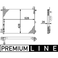 Kondensator, Klimaanlage Mahle AC 656 000P