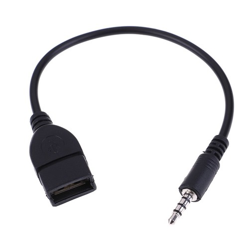 1Pc 3.5mm male audio AUX jack to USB 2.0 type a female converter adapter cabl _j - Picture 4 of 8