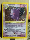 Pokémon Gengar Holographic Black Star Rare 5/62 1999 Fossil Wizards Of The Coast