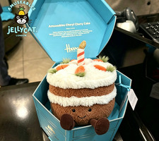 Jellycat Amuseables Carrot Cake Ultra-Soft Plush Tags + Dust Bag Birthday Gift