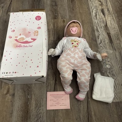 New Reborn Baby Doll Infant Girl Lifelike Soft Limited Edition Never Used (64)