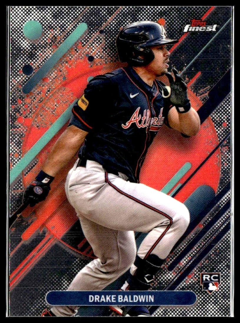 2025 Topps Finest - Rare Drake Baldwin #287 (RC) NL Rookie of the Year!