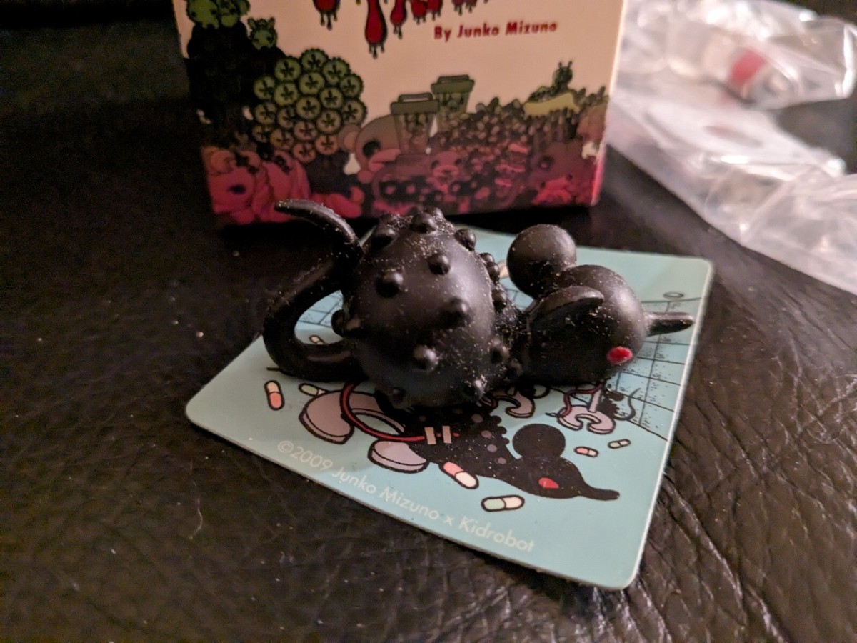 Kidrobot Rat & Bottle frm Junko Mizuno Pure Trance Keiko Brand New
