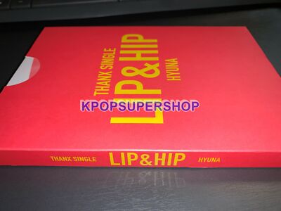 Hyuna Thanx Single Lip & Hip Limited Edition CD Great Condition