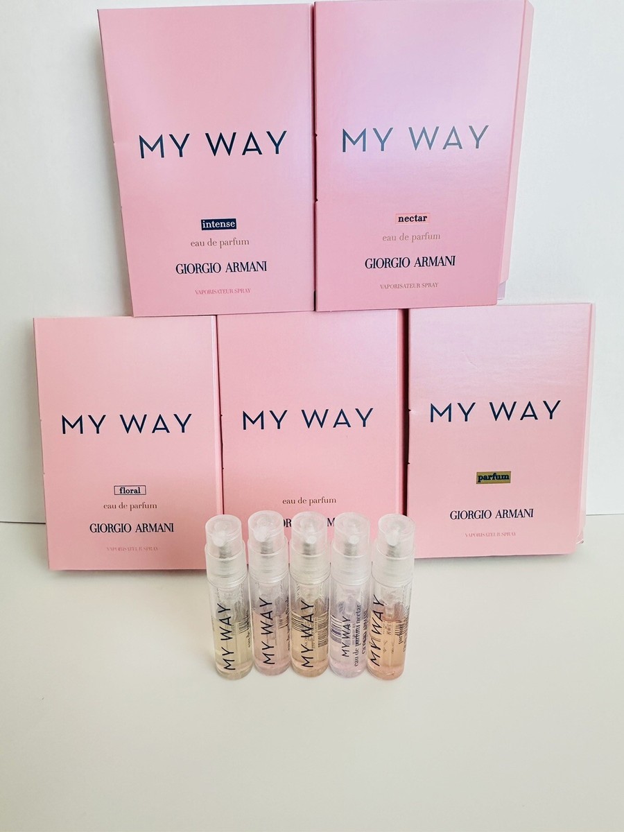 Giorgio Armani My Way Perfume Sample 5pcs (EDP, Floral, Intense