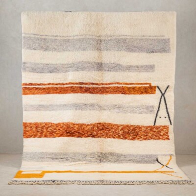 Moroccan Hallway Teppich Area ' Wool ' Shaggy Carpet Authentic Beni Ourain