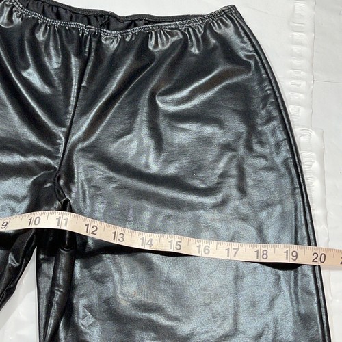 DEVIL Dance OUTFIT Black Red TANK Top BLACK flared Pants Disco Party Clubwear M - Picture 4 of 17