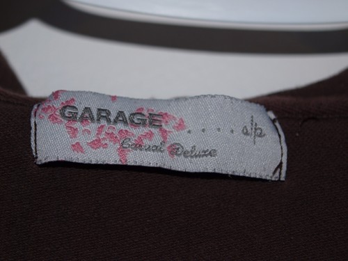 Garage Womens Size Small Casual Deluxe Brown Long Sleeve Crop Hoodie - Bild 3 von 4