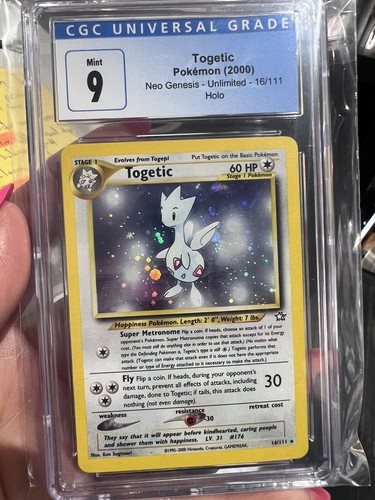 Togetic (Unlimited) graded CGC 9 for sale on eBay