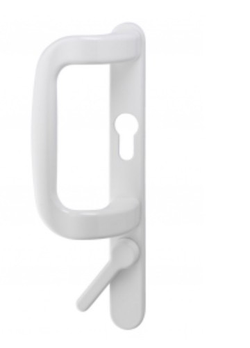 Fuhr Patio Door Handle White (Sparta) fully reversible Euro Above Spindle - Picture 2 of 4