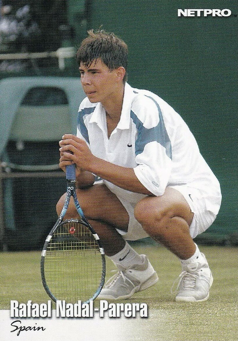 2003 NETPRO Rafael Nadal ルーキーカード 2003 NetPro Rafael Nadal Rookie Card Premier Series #70