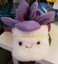 New 7" Plush Echeveria Succulent Cactus Purple Leaves Mothers Day FAO Sparklers