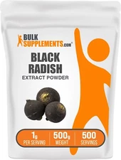 BulkSupplements Black Radish Extract Powder - 1g per Serving