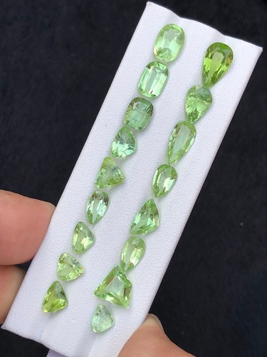 Natural faceted peridot 29 carats - Picture 6 of 10
