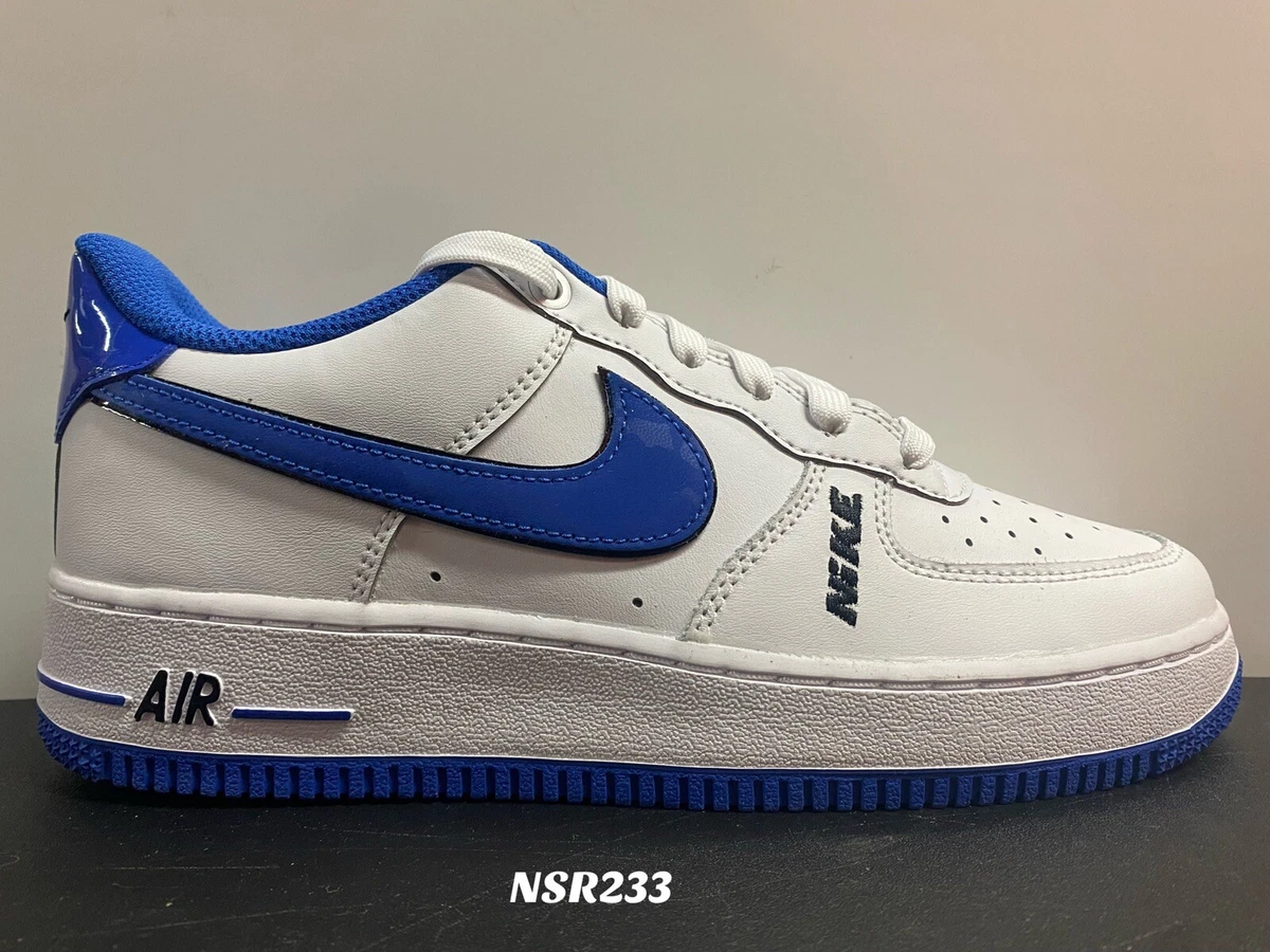 Nike Air Force 1 Low LV8 White Game Royal (GS)