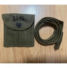 ORIGINALE SURPLUS WW2 US M1 CARABINA IMBRACATURA FUCILE CINGHIA e BORSA AUTENTICO BELLO