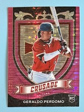 2021 Panini Chronicles Crusade GERALDO PERDOMO Pink Pulsar Prizm #8 Rookie RC