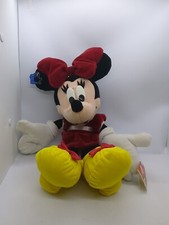 NEW Vntg. Disney Minnie Mouse 16" Applause Plush Toy Doll Red Dress NWT