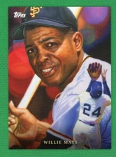 2022 Topps Game Within The Game #7 WILLIE MAYS by Paul Jennis Giants