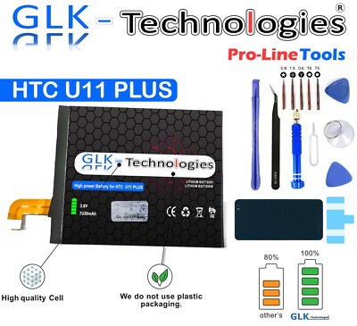 GLK AKKU für HTC U11+ Plus Batterie Ersatzteile G011B-B Von 3930mA NEU / PRO