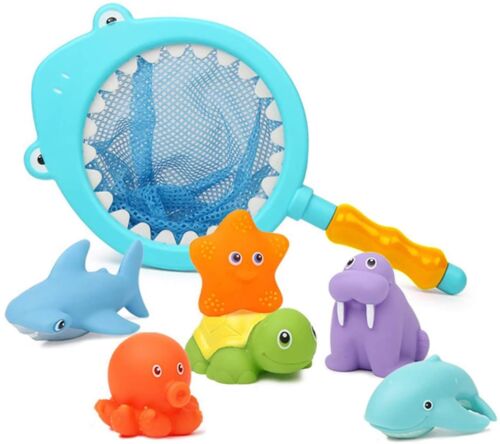 Bath Toy, Water Spraying Discoloration Floating Animals, Bathroom Pool Access...