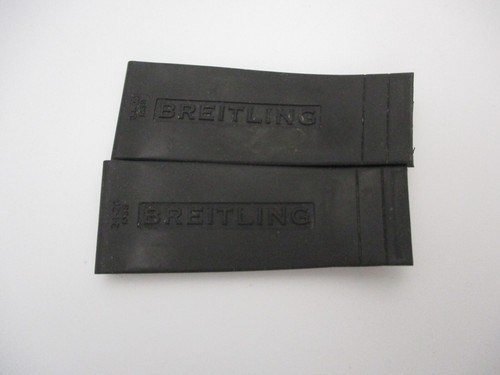 BREITLING Diver Pro 155S 24 x 20mm Black Rubber Watch Strap Band Pre-Sized 65+65 - Picture 5 of 6