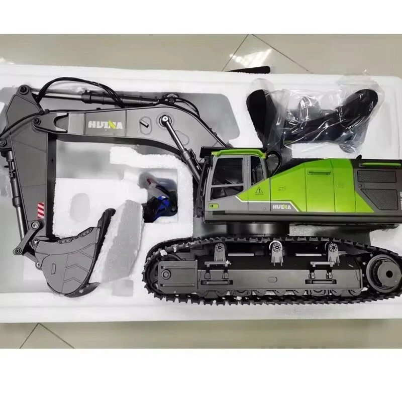 HUINA 1593 Ruspa Escavatore Camion Trattore Cingolato Radiocomandato scala 1/14 - Immagine 3 di 4