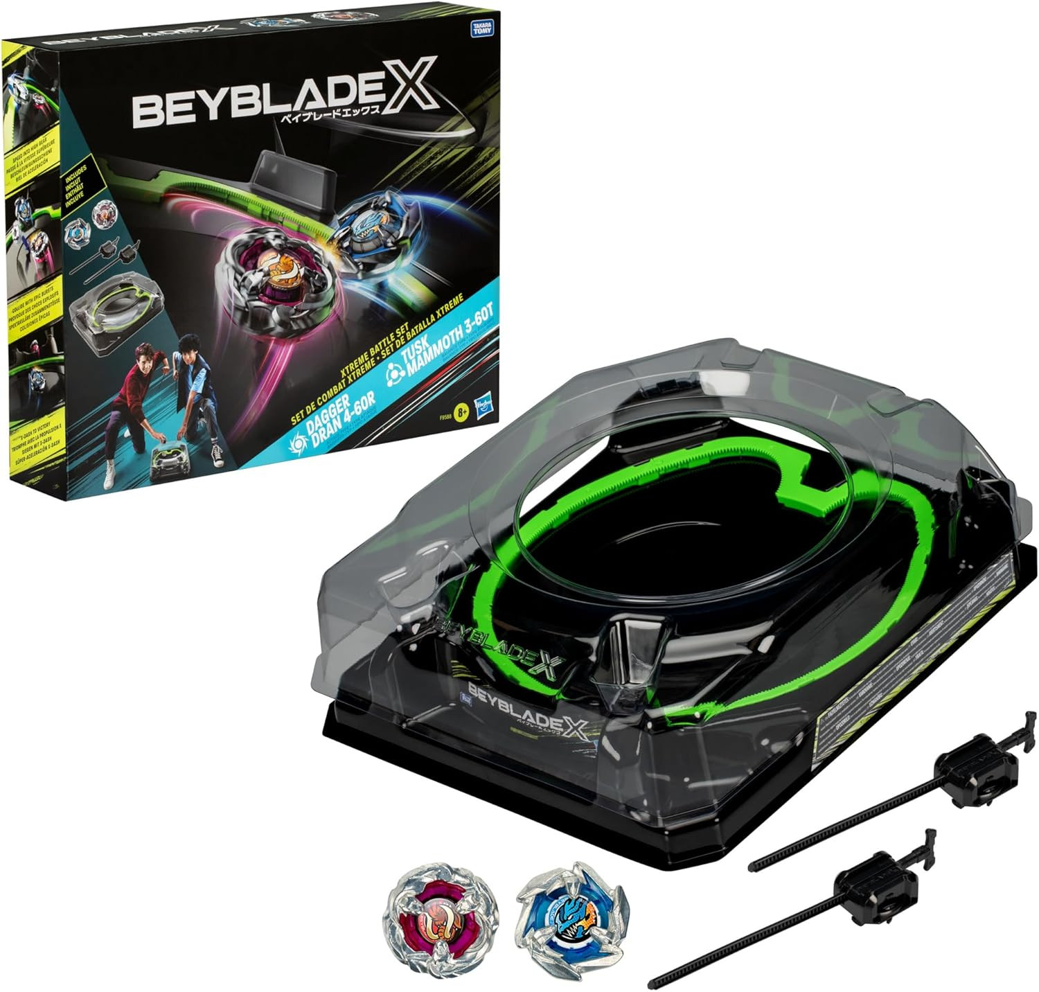Toupies Beyblade X Set de Combat Xtreme à Rotation Droite Haute Vitesse